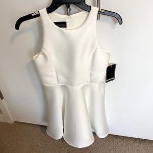 Beautiful, Un Deux Trois, fit & flare white pre-teen dress, NWT